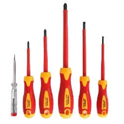 ست پیچ گوشتی عایق برق فشار قوی کندو 6 عددی مدل 20483