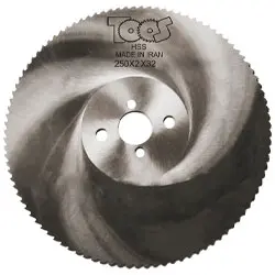 تیغ اره دیسکی آب صابونی آهن بر توس 250x2xZ200