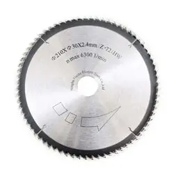 تیغ اره الماسه چوب بر شپخ 210x72 مدل 7901800602