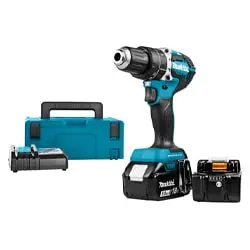 دریل شارژی چکشی ماکیتا براشلس لیتیوم 18 ولت مدل DHP484RTJ