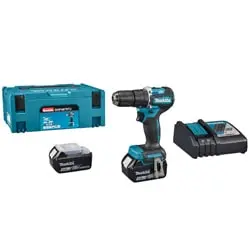 دریل شارژی چکشی ماکیتا براشلس لیتیوم 18 ولت مدل DHP487RTJ