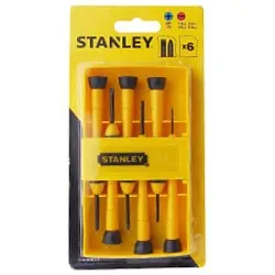 ست پیچ گوشتی ساعتی استنلی 6 عددی مدل STHT66052-8