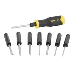 ست پیچ گوشتی دوسو و چهارسو استنلی 8 عددی مدل 511-62-0