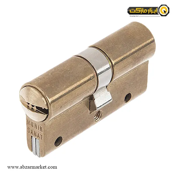 سیلندر قفل گلابی منیر صنعت 6 سانتی متر مدل 401