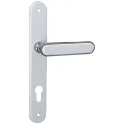 دستگیره پلاک دلتا سفید و کروم مدل 939M