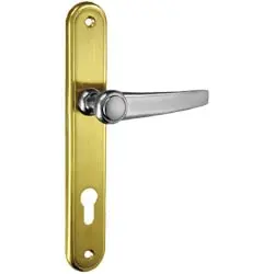 دستگیره پلاک درخش دلتا طلایی و کروم مدل 16/15