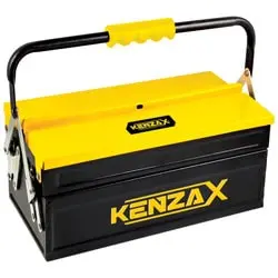 جعبه ابزار فلزی اتوماتیک کنزاکس 40 سانتی متر مدل KTB-1402