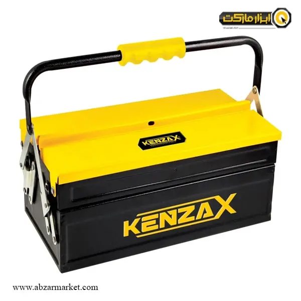 جعبه ابزار فلزی اتوماتیک کنزاکس 40 سانتی متر مدل KTB-1402