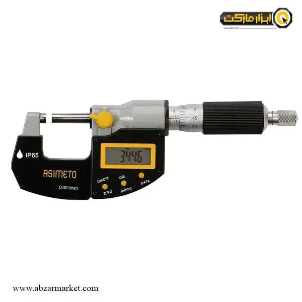 میکرومتر دیجیتال آسیمتو خارج سنج 125-100 ضد آب مدل 4-05-105 میکرومتر دیجیتال آسیمتو خارج سنج 125-100 ضد آب مدل 4-05-105