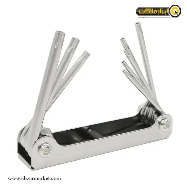 آچار آلن ستاره ای داناپلاس چاقویی 8 عددی مدل DF57508