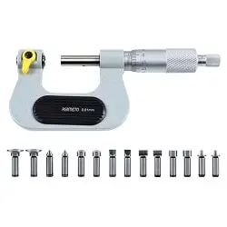 میکرومتر یونیورسال آسیمتو 75-50 خارج سر تعویض شو مدل 0-03-142