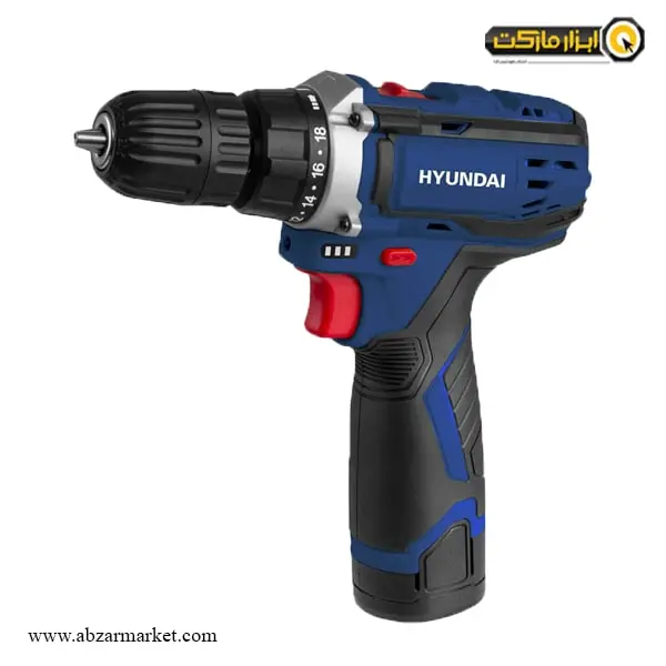 دریل شارژی هیوندای لیتیوم 12 ولت مدل HP-412