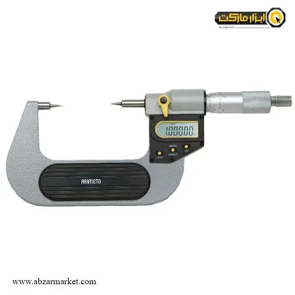 میکرومتر دیجیتال سوزنی آسیمتو خارج سنج 100-75 ضد آب مدل 0-04-126 میکرومتر دیجیتال سوزنی آسیمتو خارج سنج 100-75 ضد آب مدل 0-04-126