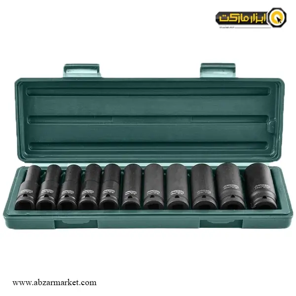 ست بکس جانزوی فشار قوی 11 پارچه 1/2 اینچ بلند مدل S03AD4111S ست بکس جانزوی فشار قوی 11 پارچه 1/2 اینچ بلند مدل S03AD4111S