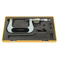 میکرومتر پیچ دیجیتال آسیمتو 100-75 خارج سر تعویض شو مدل 0-04-137