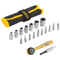 ست سر پیچ گوشتی کنزاکس 19 پارچه مدل KBR-119