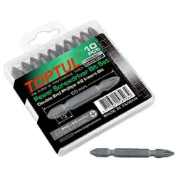 سر پیچ گوشتی تاپ تول دو سر چهارسو 10 عددی مدل GAAW1001