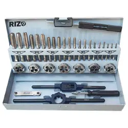 ست قلاویز دستی و حدیده ریزو 32 عددی مدل GCR15