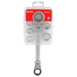 ست آچار دو سر رینگ جغجغه رونیکس تاشو مدل RH-2172