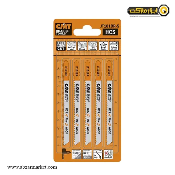 تیغ اره عمود بر MDF سی ام تی مجموعه 5 عددی مدل JT101BR-5