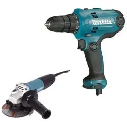 کیت دو دستگاه ماکیتا مینی فرز و پیچگوشتی برقی مدل DK0121