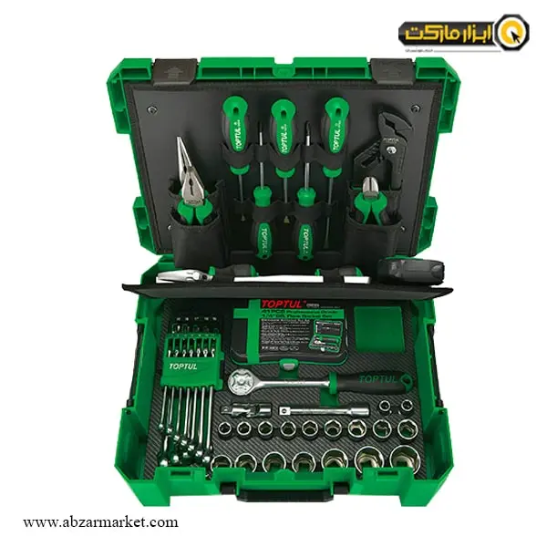 جعبه ابزار تاپ تول با لوازم 104 عددی مدل GCZ-104A