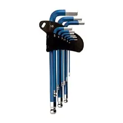 آچار آلن سر گرد هیوندای کارتی بلند 9 عددی مدل HT195