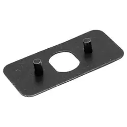 واشر تکی دنباله گرد بر چوب ولف