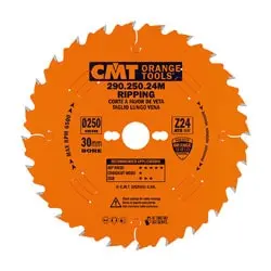 تیغ اره الماسه چوب بر سی ام تی 250x24 مدل 290.250.24m