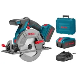 کیت اره گرد بر شارژی رونیکس 165 میلی متر براشلس مدل 8902K