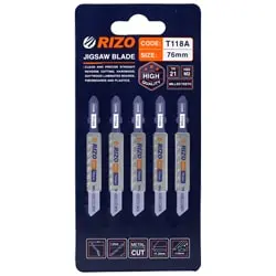 تیغ اره عمود بر آهن ریزو مجموعه 5 عددی مدل T118A