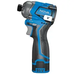 پیچ گوشتی شارژی ضربه ای نووا براشلس 16 ولت مدل 5515