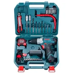 کیت دریل شارژی چکشی 12 ولت 35 پارچه رونیکس مدل RS-8611