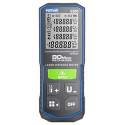 متر لیزری نووا نور سبز 80 متری مدل 5380