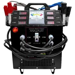 شارژر باتری صنعتی اصل ترونیک اتوماتیک 30 آمپر 6 باتری مدل ASL11000