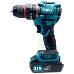 دریل شارژی چکشی راویکس براشلس لیتیوم 21 ولت مدل 21V