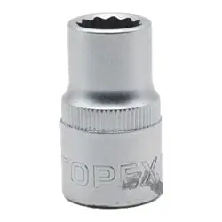 بکس تکی 3/4 اینچ تاپکس کوتاه 12 پر سفید