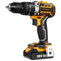 دریل شارژی چکشی ورک سایت براشلس لیتیوم 20 ولت مدل CD336H