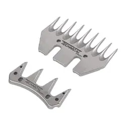 ست تیغه و شانه پشم چین تکنیکال سر صاف 9 دندانه