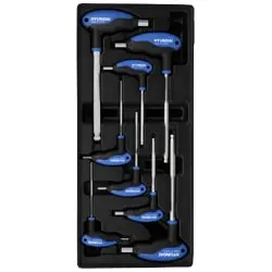 ست آچار آلن شش گوش هیوندای دسته T بلند 8 عددی مدل HT-9165