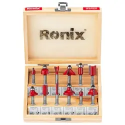 ست تیغ اورفرز رونیکس 12 عددی مدل RH-5341