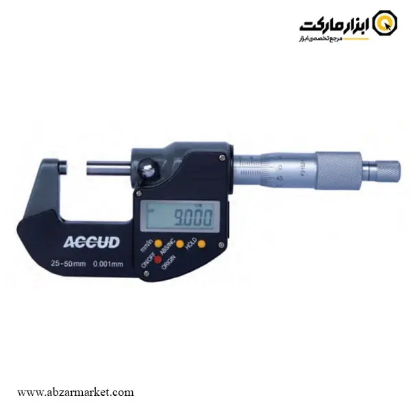 میکرومتر دیجیتال آکاد خارج سنج 50-25 میلی متر (با گارانتی شرکتی) مدل 03-002-311