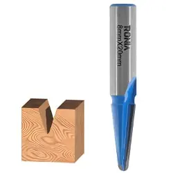 تیغ اورفرز رونیا حکاکی لبه گرد قطر 8 میلی متر مدل 09-08020008V