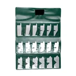 ست شابلون زاویه سنج اینسایز 18 پارچه مدل 4807