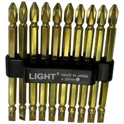 ست سر پیچ گوشتی لایت دوسو و چهارسو بلند 10 عددی مدل 8110-SP