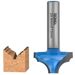 تیغ اورفرز رونیا پروفیل کلاسیک دو پله قطر 25 میلی متر مدل 25013008-21