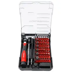 ست سر پیچ گوشتی ساعتی توسن 45 عددی مدل T4801K