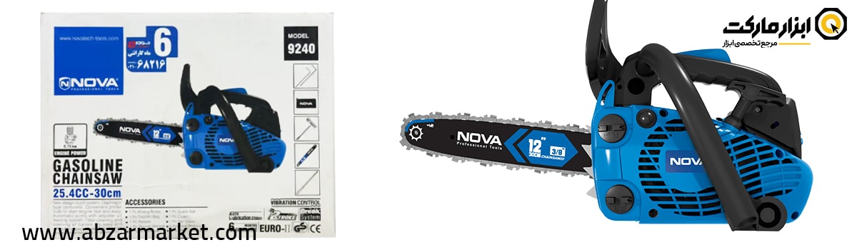 مشاهده و خرید اره بنزینی نووا 9240