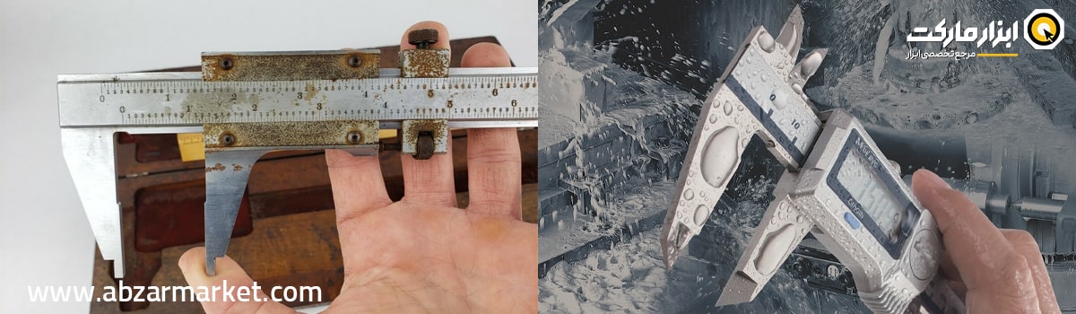 آماده کردن شرایط محیطی کالیبراسیون کولیس