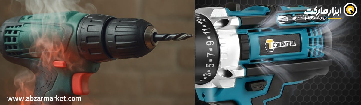 بررسی مشکل داغ شدن دریل شارژی